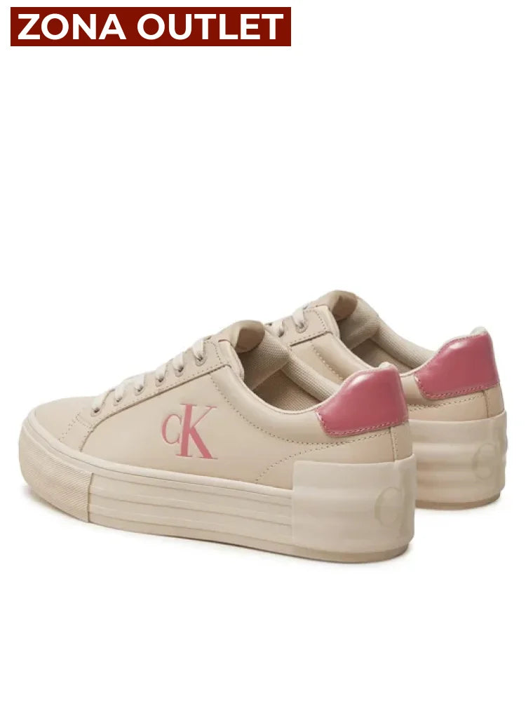 Tenis Women Calvin Klein Eggshell Tenis