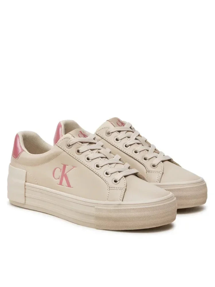 Tenis Women Calvin Klein Eggshell Tenis
