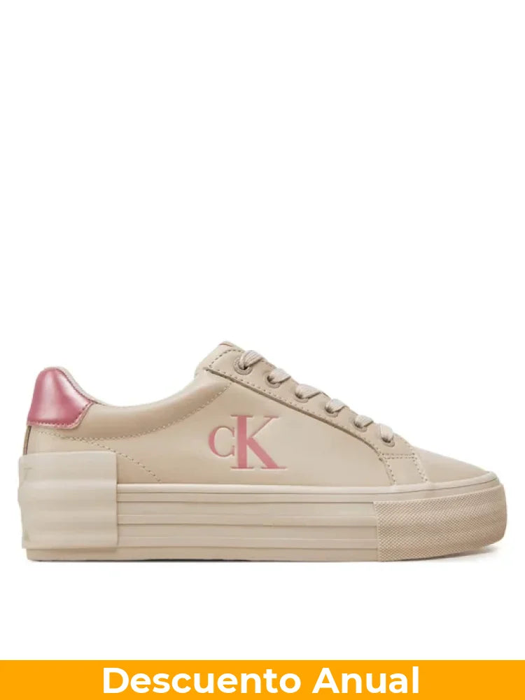 Tenis Women Calvin Klein Eggshell Tenis
