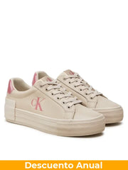Tenis Women Calvin Klein Eggshell Tenis