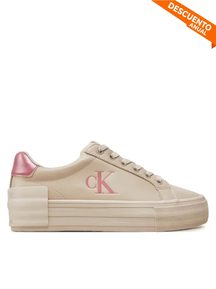 Tenis Women Calvin Klein Eggshell Tenis