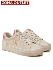 Tenis Women Calvin Klein Eggshell Tenis