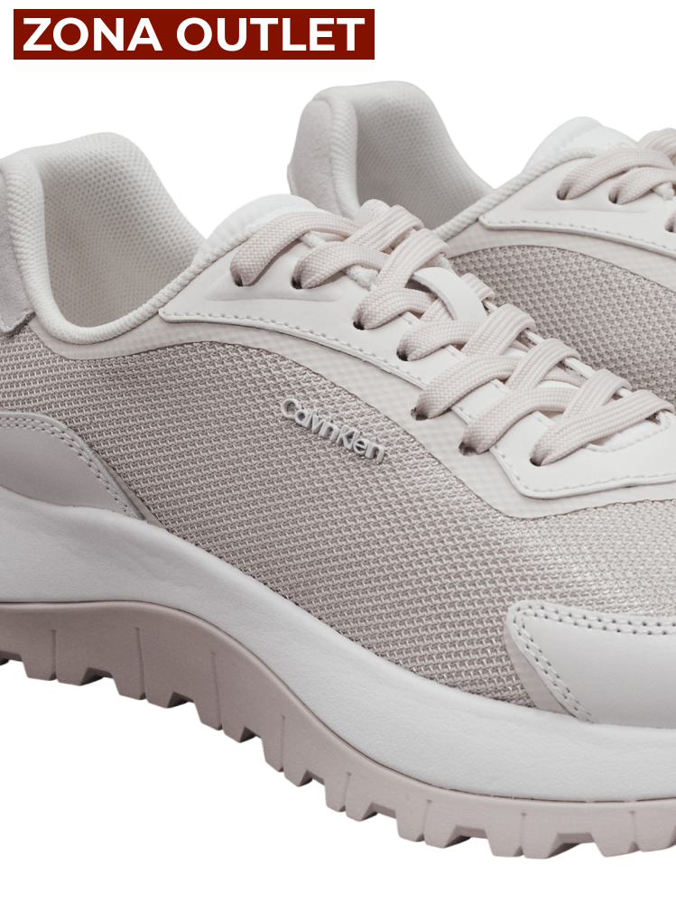 Tenis Women Calvin Klein Off White Tenis