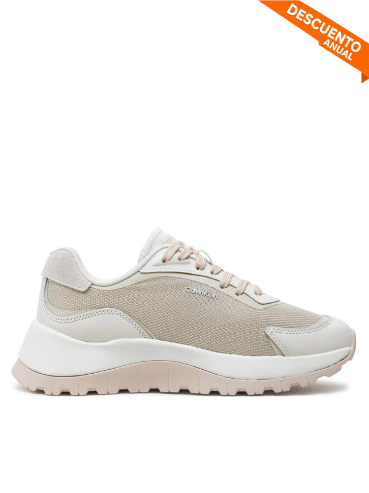 Tenis Women Calvin Klein Off White Tenis