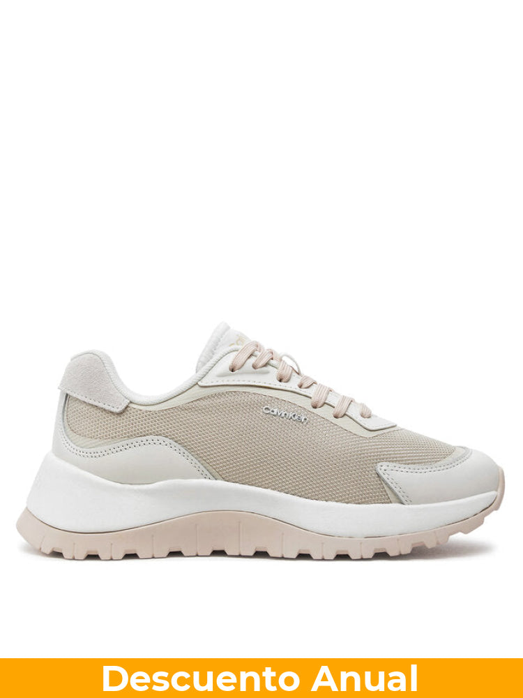 Tenis Women Calvin Klein Off White Tenis