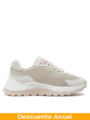 Tenis Women Calvin Klein Off White Tenis