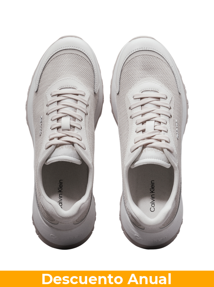 Tenis Women Calvin Klein Off White Tenis