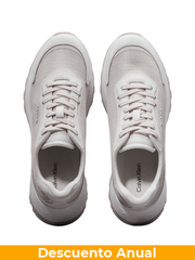 Tenis Women Calvin Klein Off White Tenis