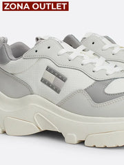 Tenis Women Tommy Hilfiger Grey Tenis