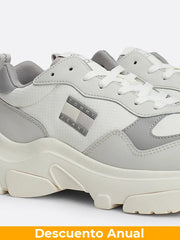 Tenis Women Tommy Hilfiger Grey Tenis