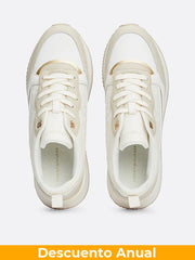 Tenis Women Tommy Hilfiger Khaki Tenis