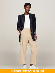 Tenis Women Tommy Hilfiger Khaki Tenis