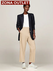 Tenis Women Tommy Hilfiger Khaki Tenis