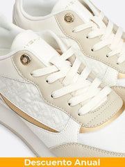 Tenis Women Tommy Hilfiger Khaki Tenis