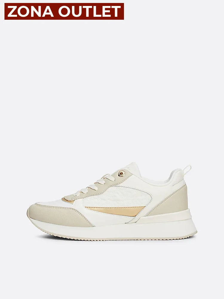 Tenis Women Tommy Hilfiger Khaki Tenis