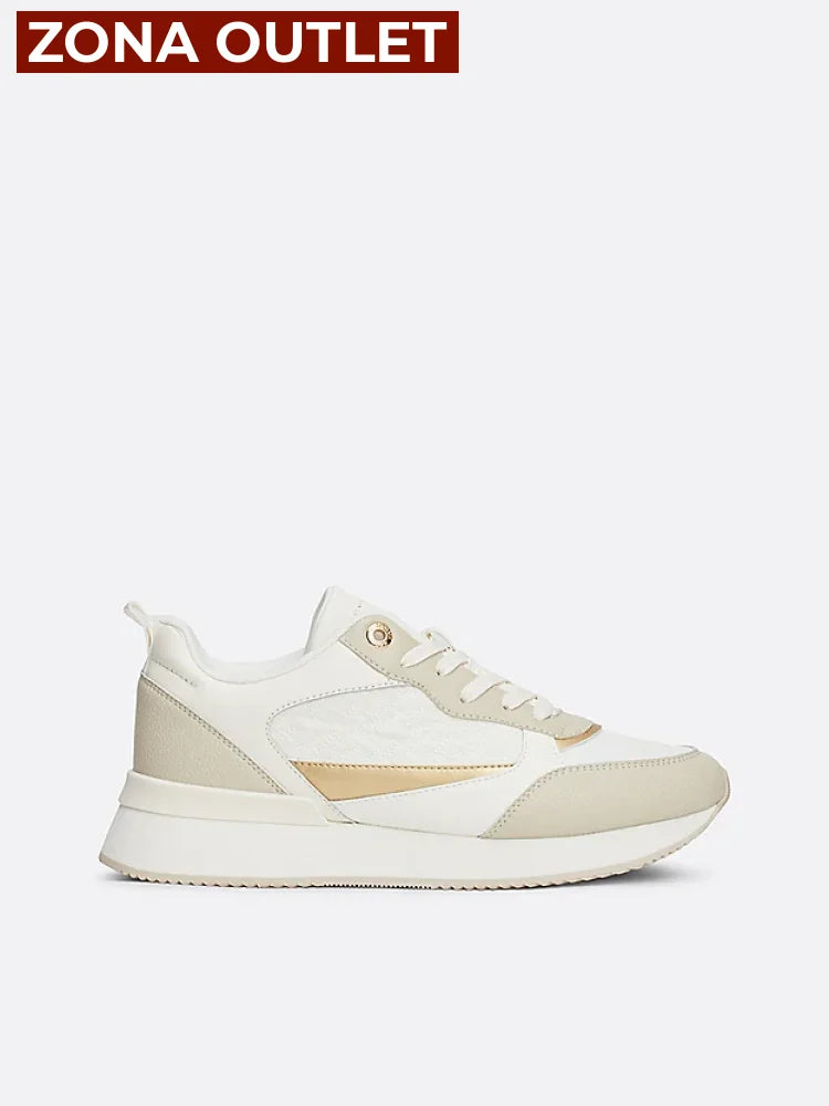 Tenis Women Tommy Hilfiger Khaki Tenis