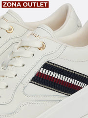 Tenis Women Tommy Hilfiger White Tenis
