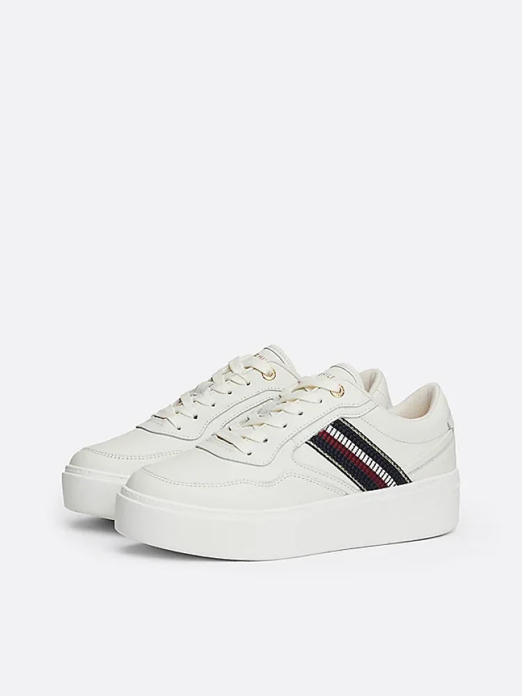 Tenis Women Tommy Hilfiger White Tenis
