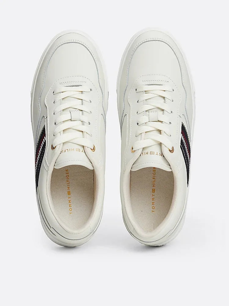 Tenis Women Tommy Hilfiger White Tenis