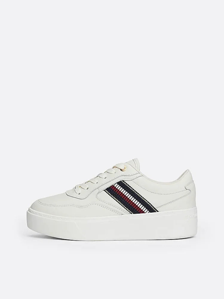 Tenis Women Tommy Hilfiger White Tenis