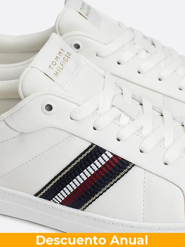 Tenis Women Tommy Hilfiger White Tenis