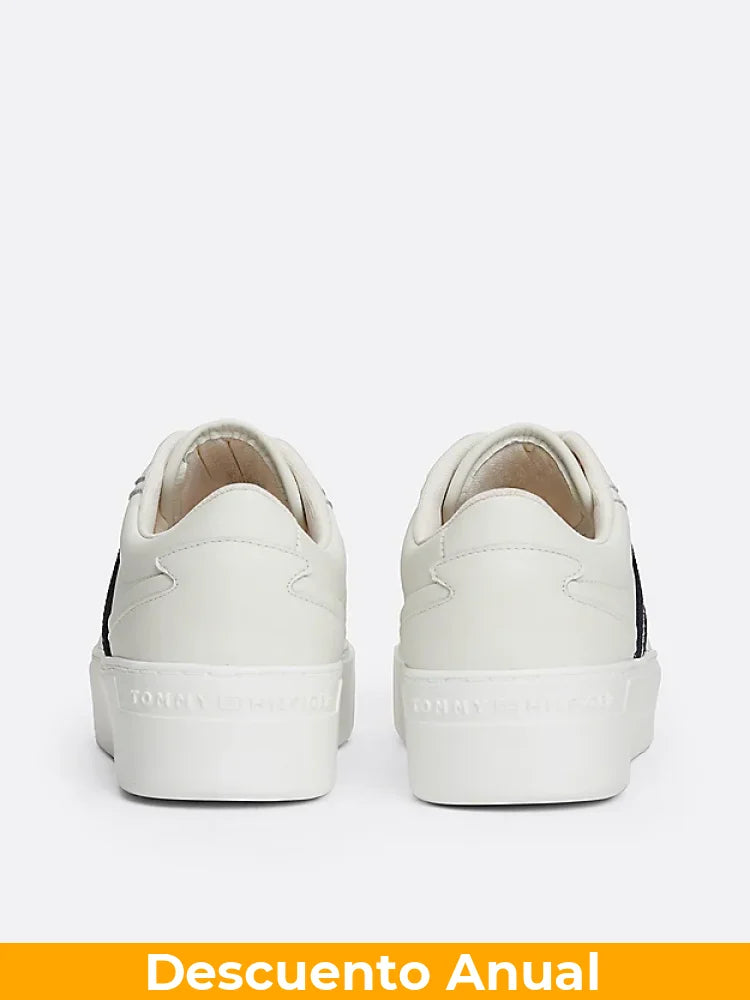 Tenis Women Tommy Hilfiger White Tenis