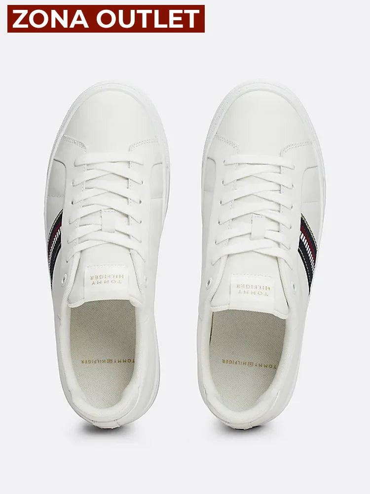 Tenis Women Tommy Hilfiger White Tenis