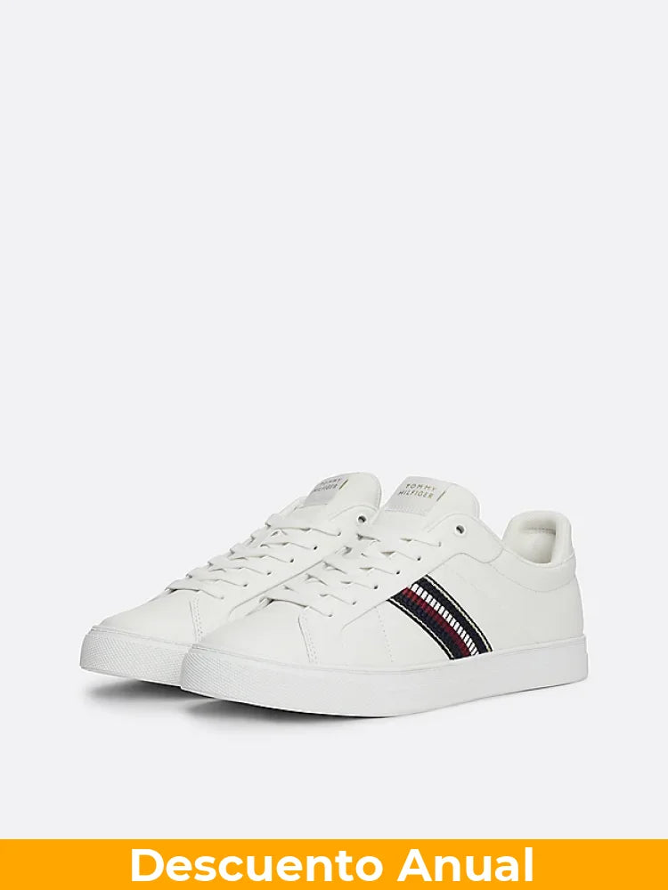 Tenis Women Tommy Hilfiger White Tenis