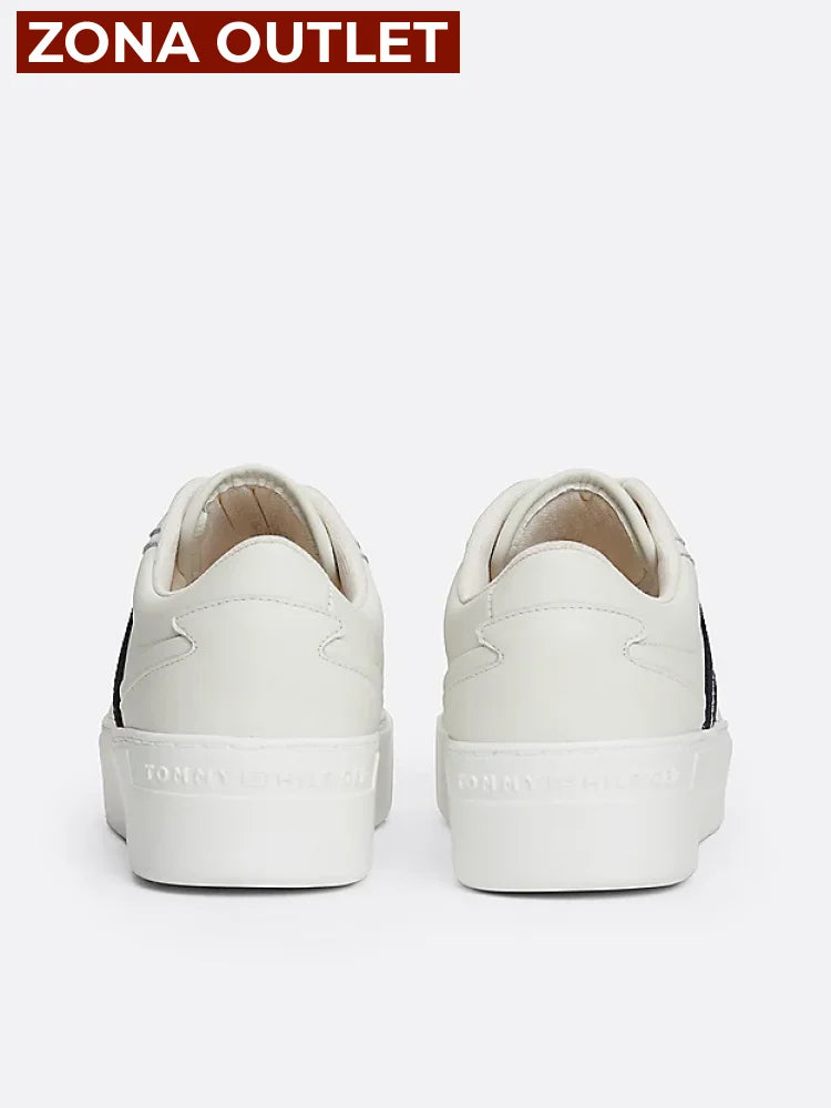 Tenis Women Tommy Hilfiger White Tenis