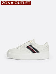 Tenis Women Tommy Hilfiger White Tenis