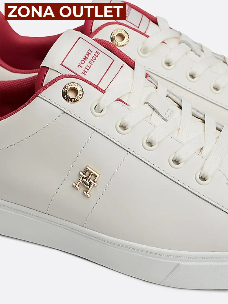 Tenis Women Tommy Hilfiger White Tenis