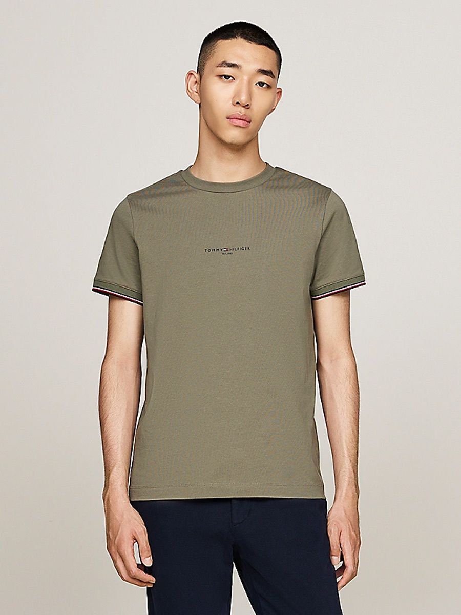 Camiseta Slim Tommy Hilfiger Green