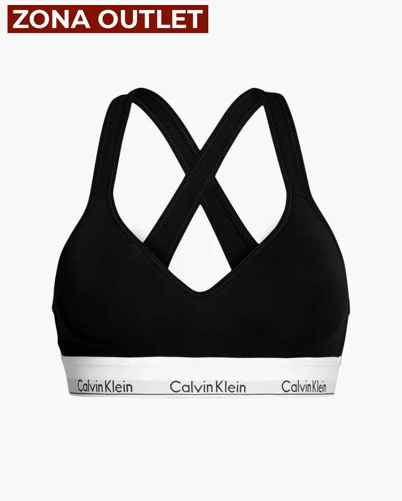 Top Calvin Klein Women Black Ropa Interior