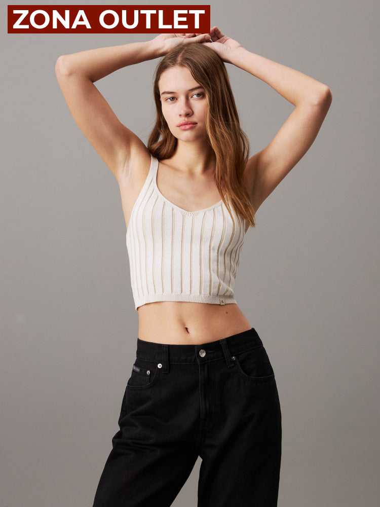 Top Calvin Klein Women Ivory Top