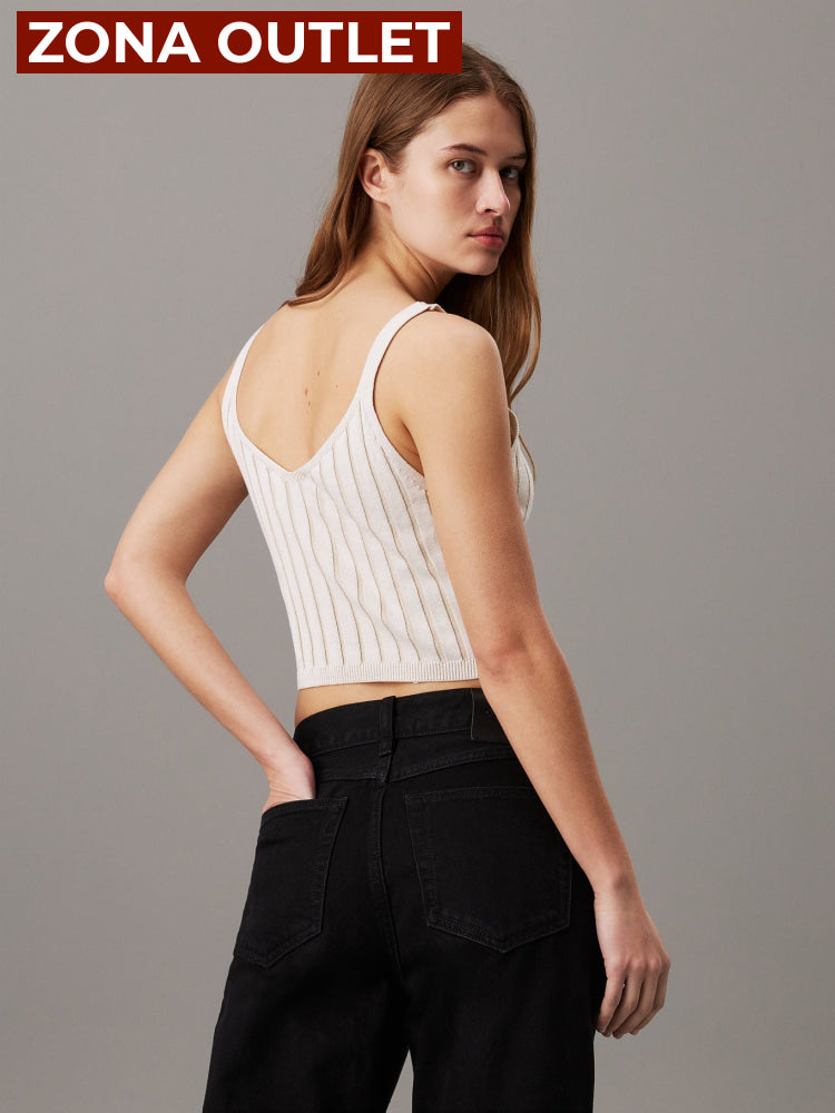 Top Calvin Klein Women Ivory Top