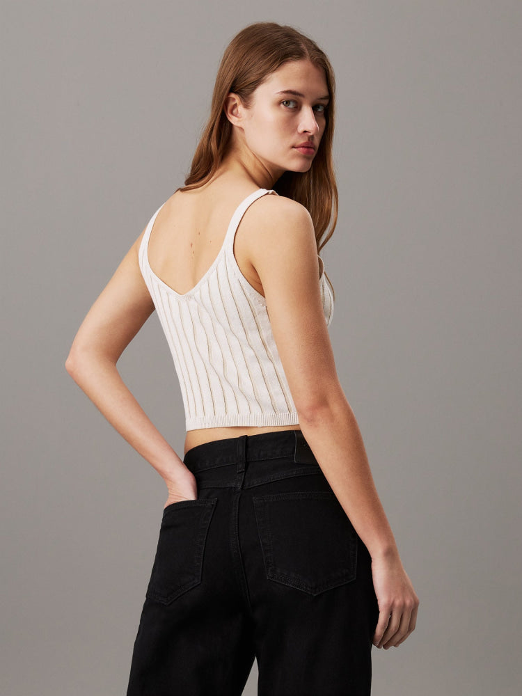 Top Calvin Klein Women Ivory Top