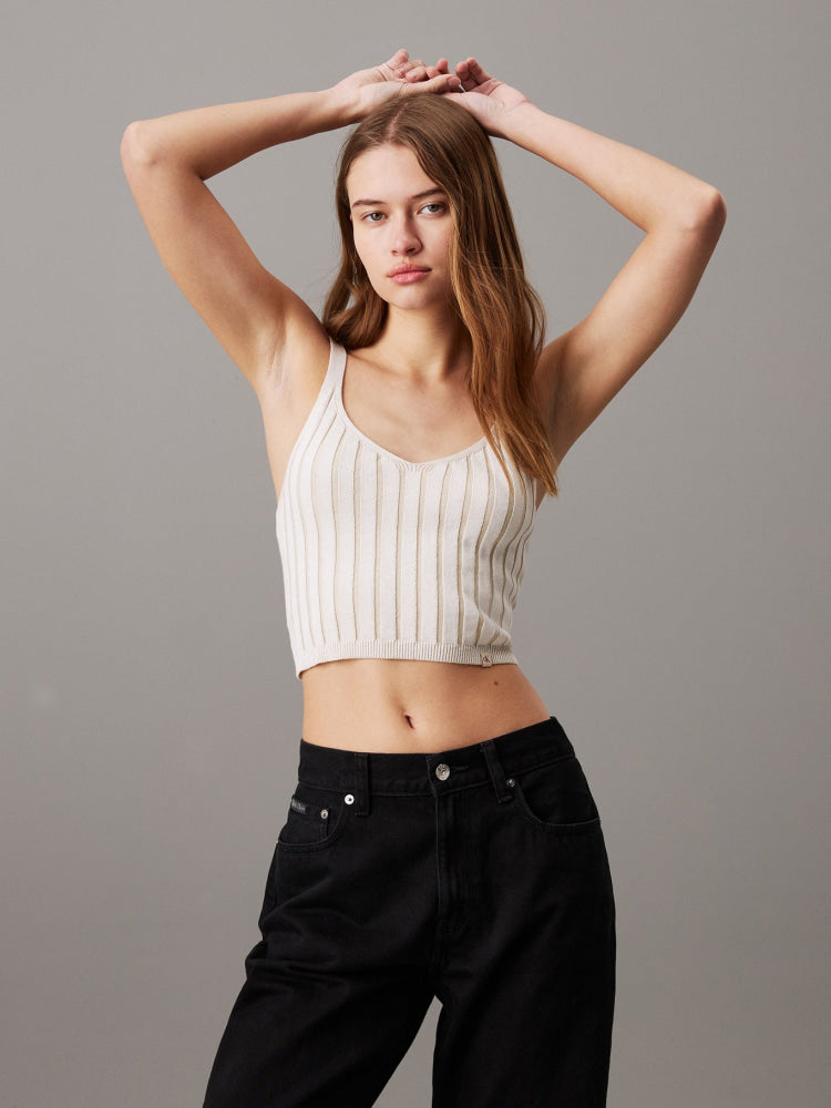 Top Calvin Klein Women Ivory Top