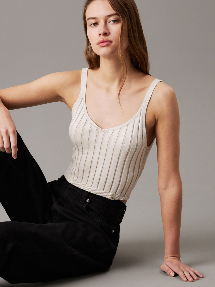 Top Calvin Klein Women Ivory Top