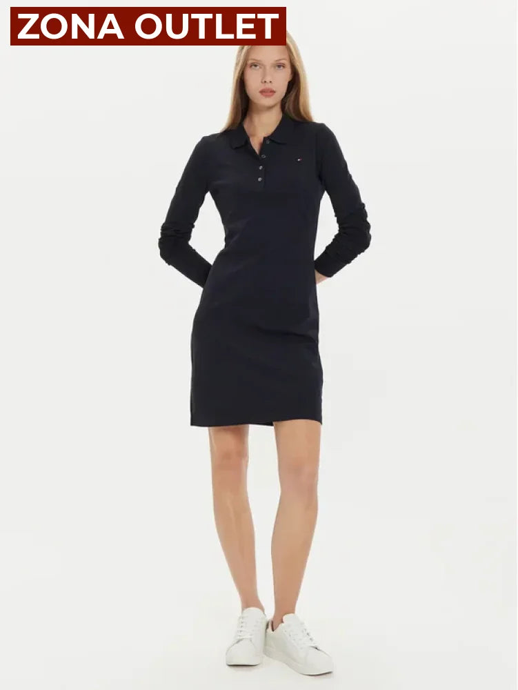Vestido Slim Women Tommy Hilfiger Navy Vestido