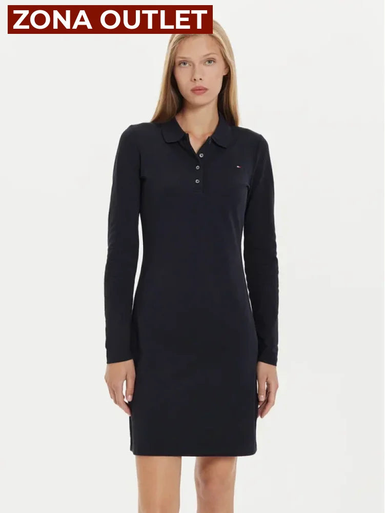 Vestido Slim Women Tommy Hilfiger Navy Vestido