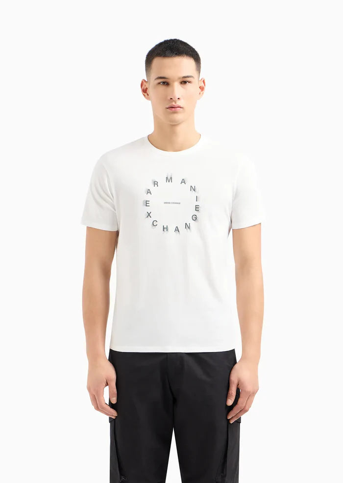 T-Shirt Men White Armani Exchange
