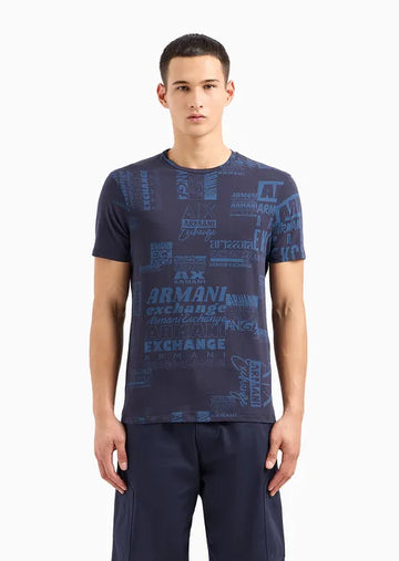 T-Shirt Men Night Sky Armani Exchange Camiseta