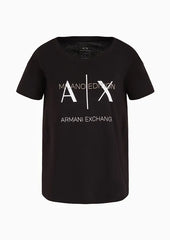 T-Shirt Women Black Armani Exchange