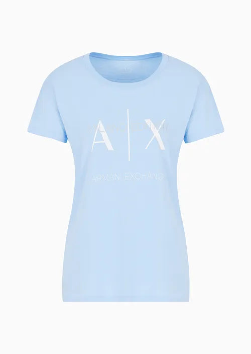 T-Shirt Women Blue Armani Exchange Camiseta