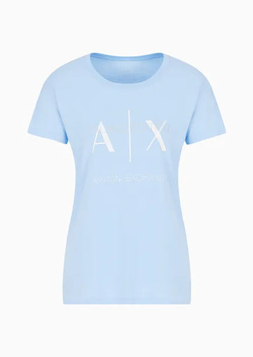 T-Shirt Women Blue Armani Exchange Camiseta