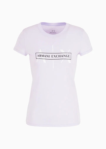 T-Shirt Women Violet Armani Exchange Camiseta