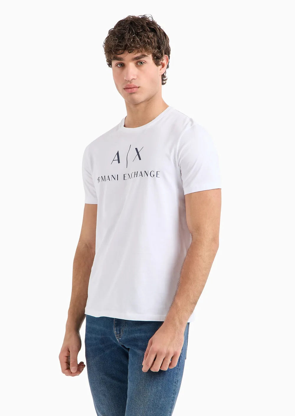 T-Shirt Men White Armani Exchange