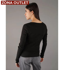 Woven T-Shirt Calvin Klein Women Black Camiseta